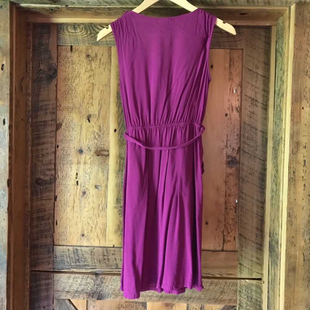 Casual purple dress